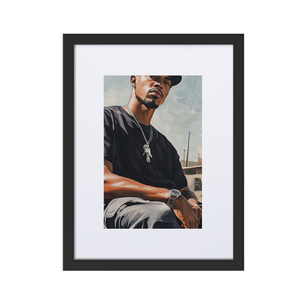 Carl Matte Paper Framed Poster With Mat