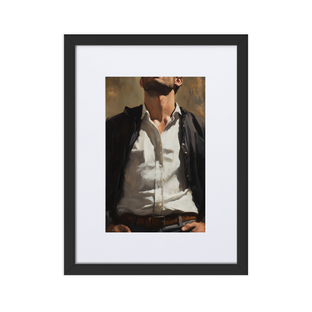 Sebastien Matte Paper Framed Poster With Mat