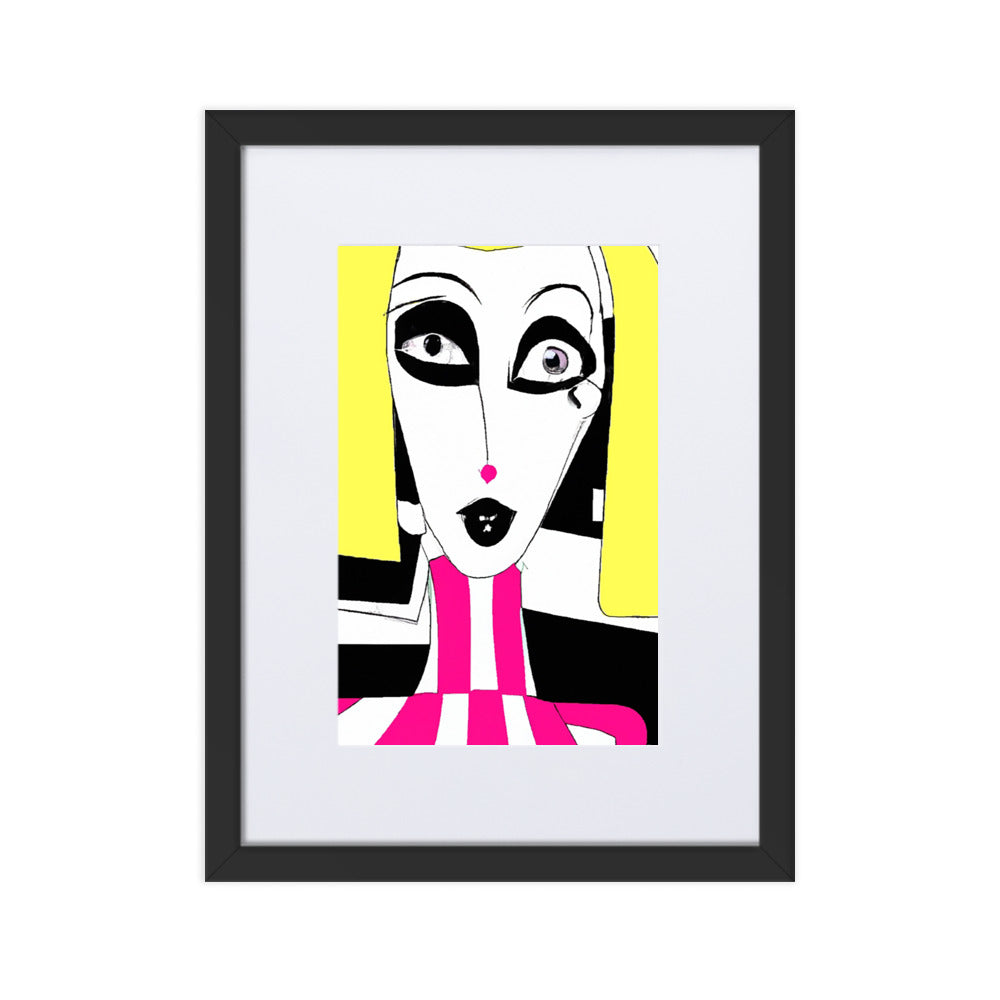 Weird Barbie Matte Paper Framed Poster With Mat