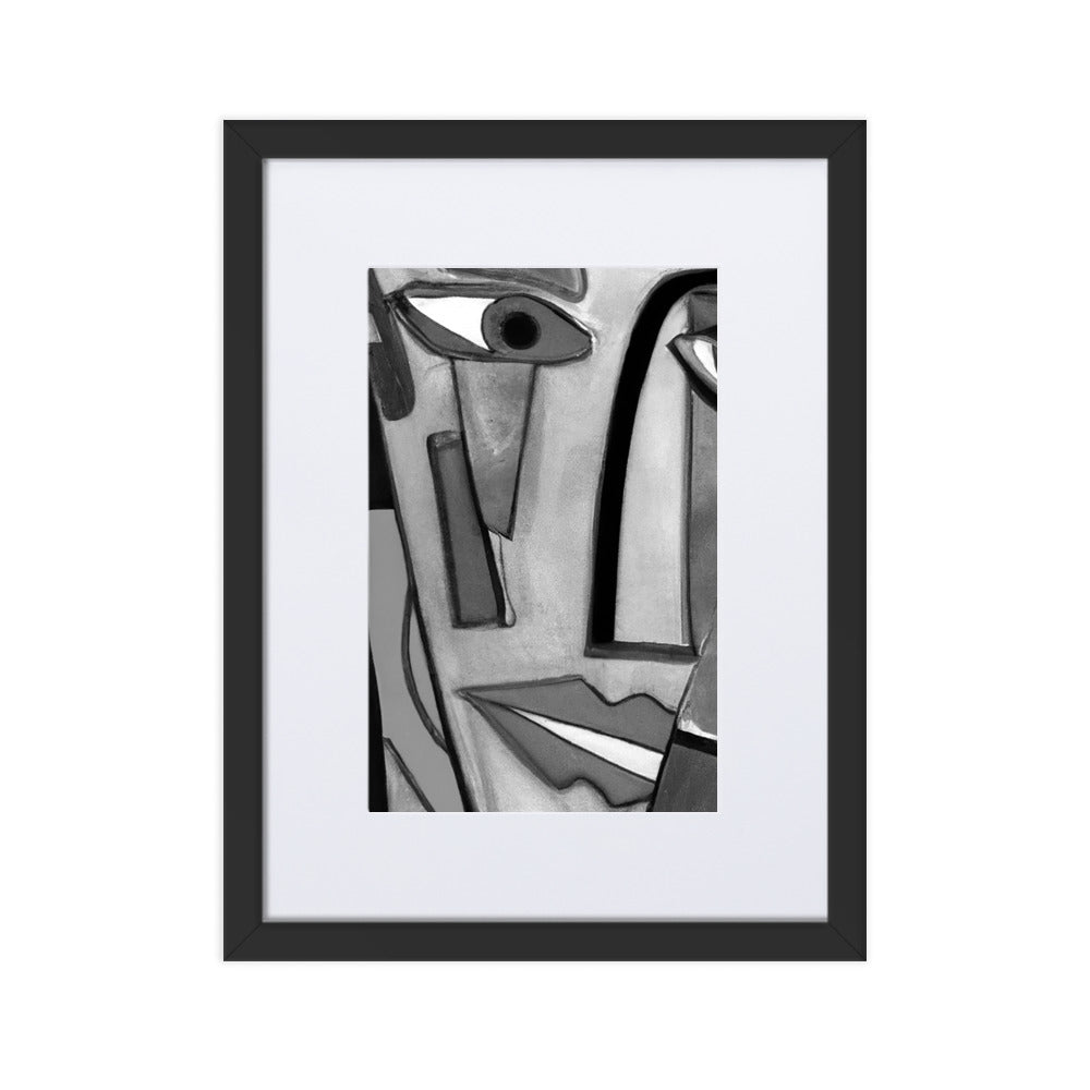 Jazzman Matte Paper Framed Poster With Mat