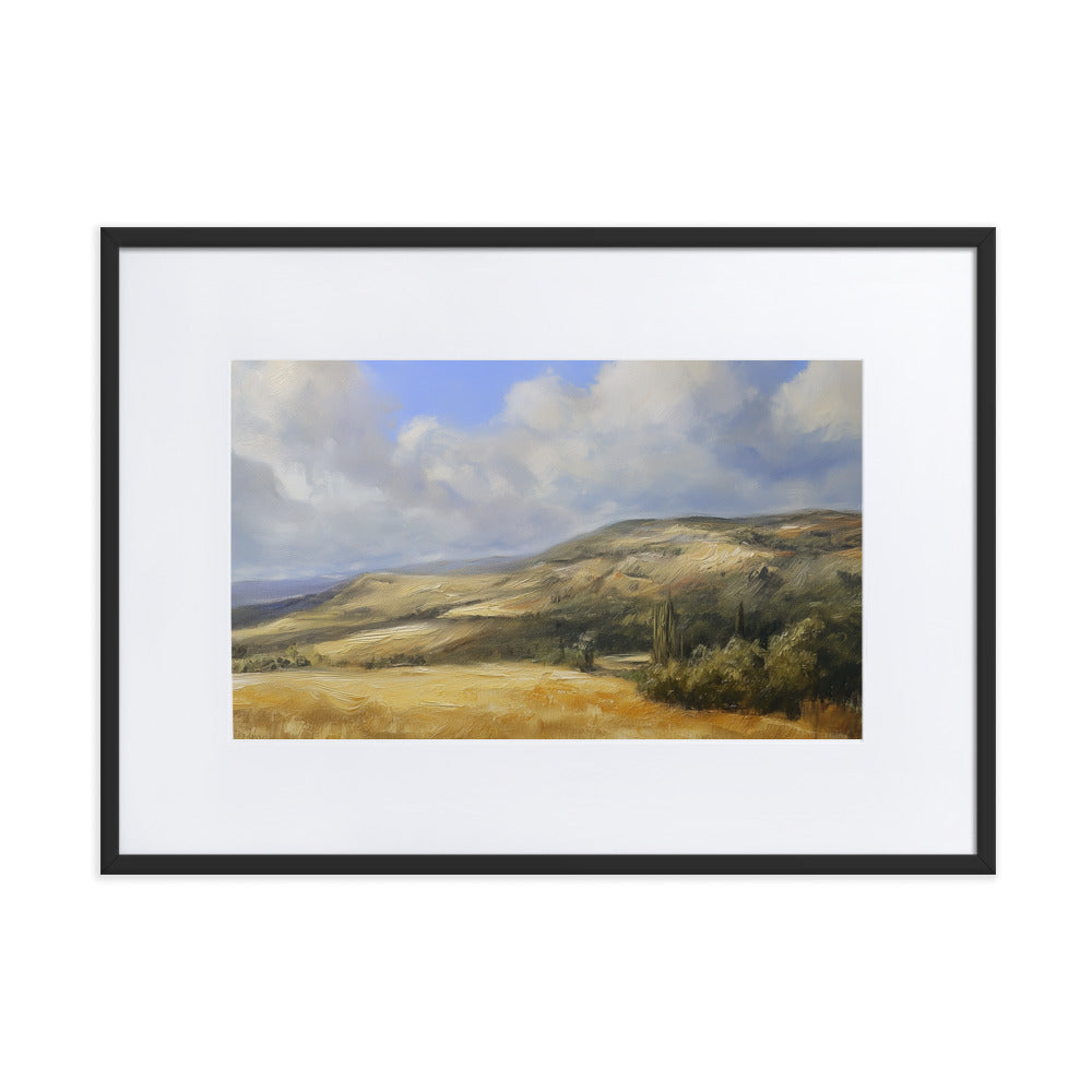 Untitled Landscape 2 matte Paper Framed Poster With Mat