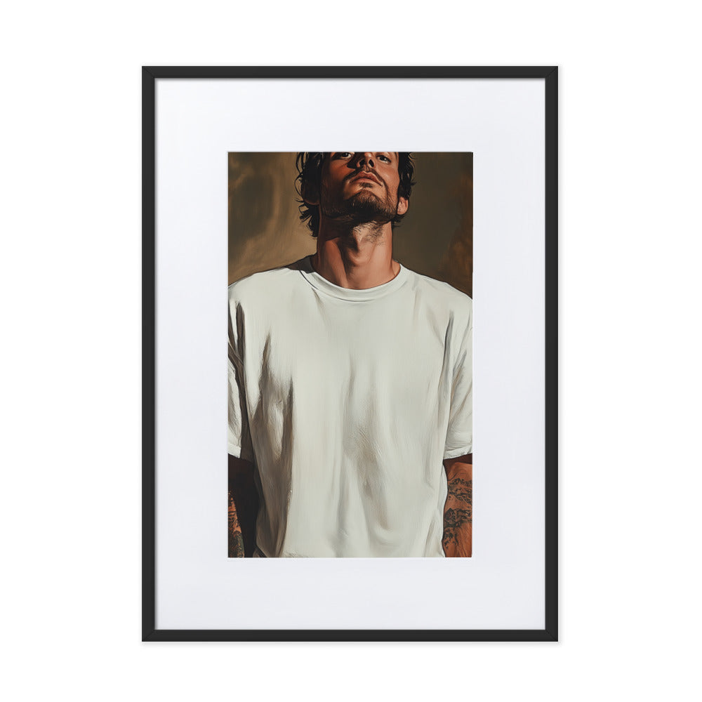 Alessandro Matte Paper Framed Poster With Mat