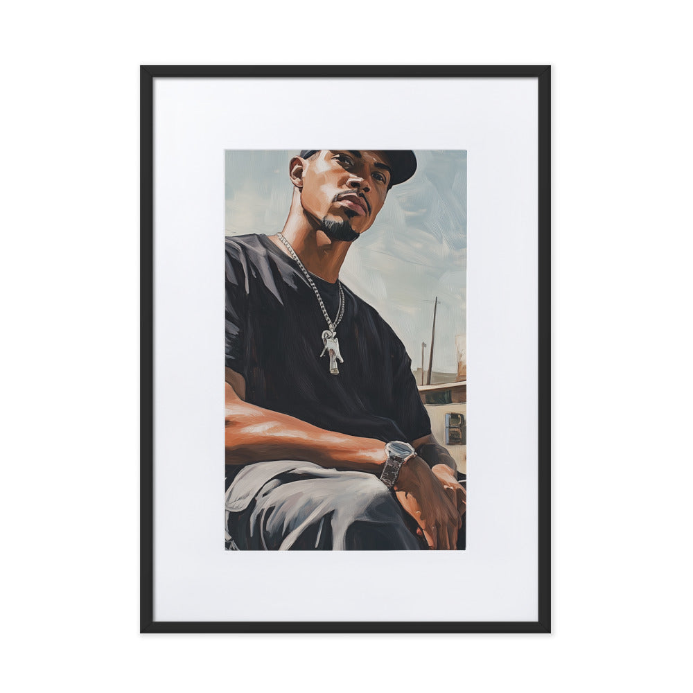 Carl Matte Paper Framed Poster With Mat