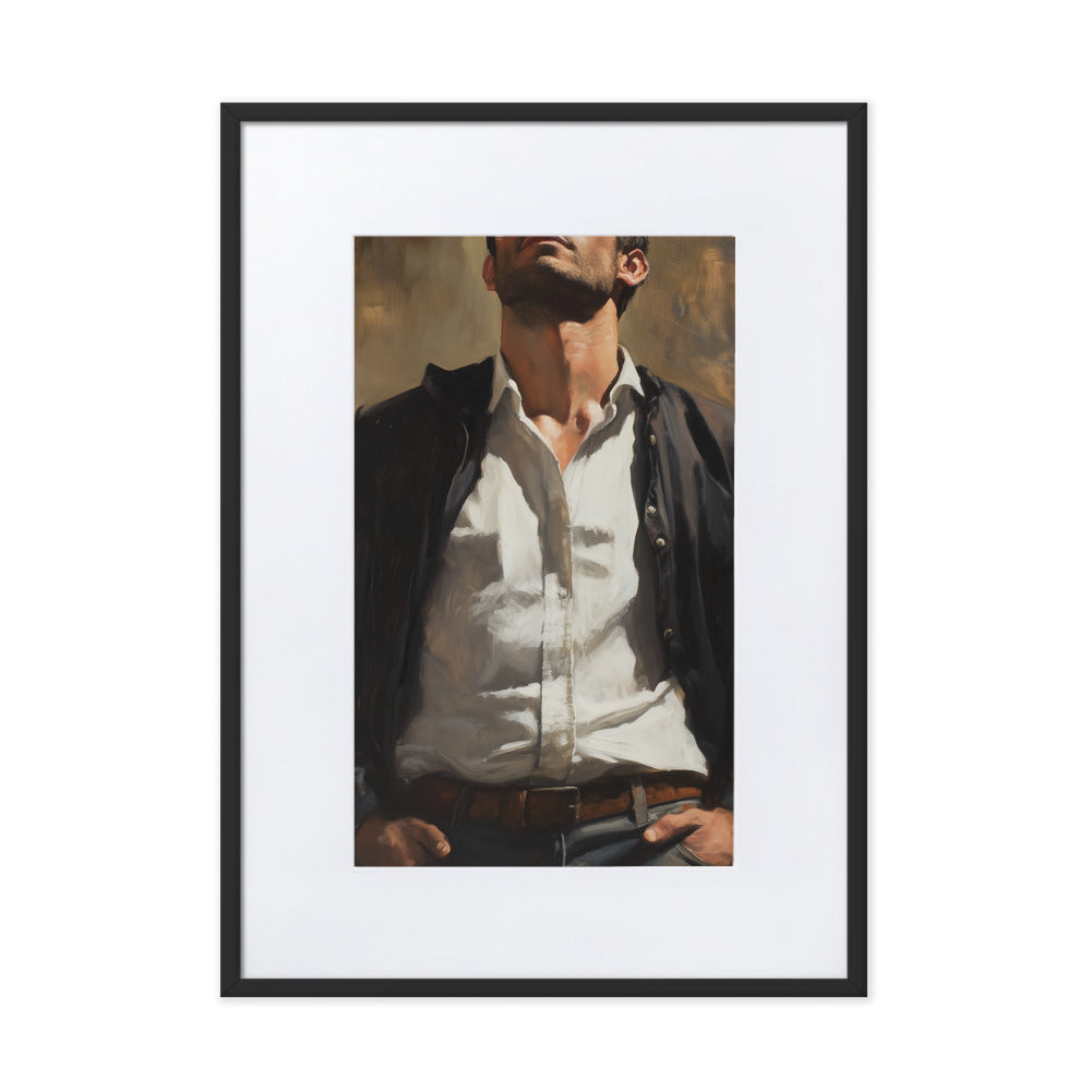 Sebastien Matte Paper Framed Poster With Mat