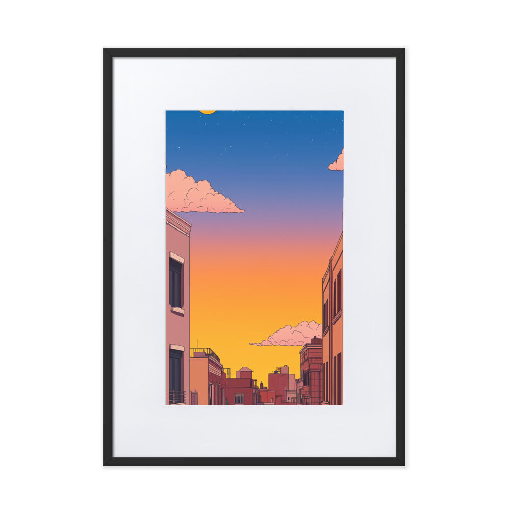 4 Matte Paper Framed Poster With Mat