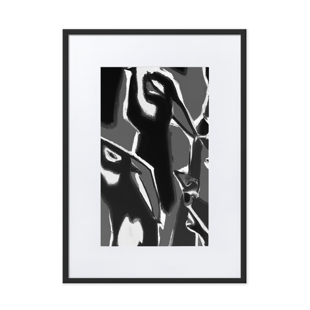 Night Howls Matte Paper Framed Poster With Mat