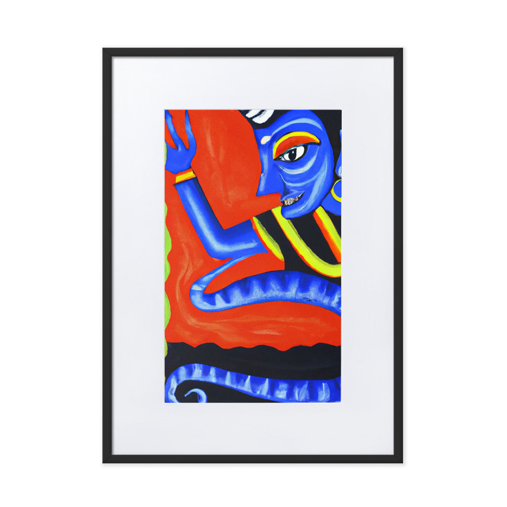 Monstruous Matte Paper Framed Poster With Mat