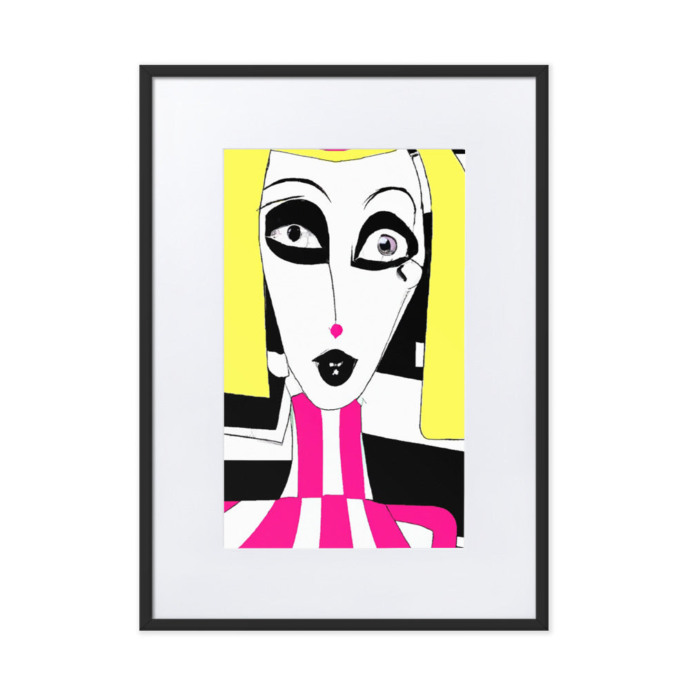 Weird Barbie Matte Paper Framed Poster With Mat