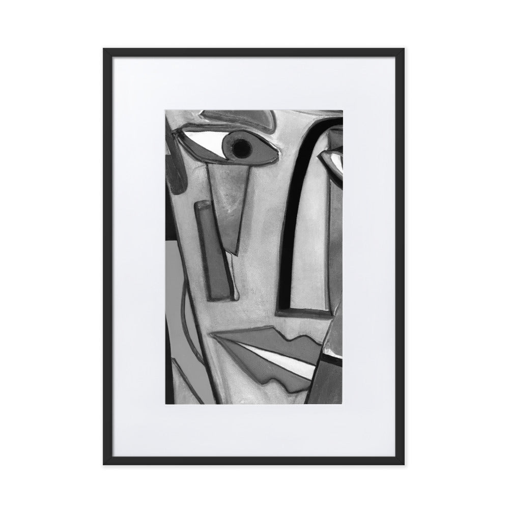 Jazzman Matte Paper Framed Poster With Mat