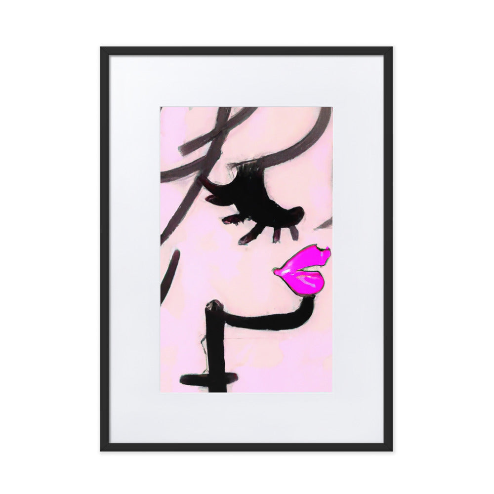 Barbie Matte Paper Framed Poster With Mat 50x70cm