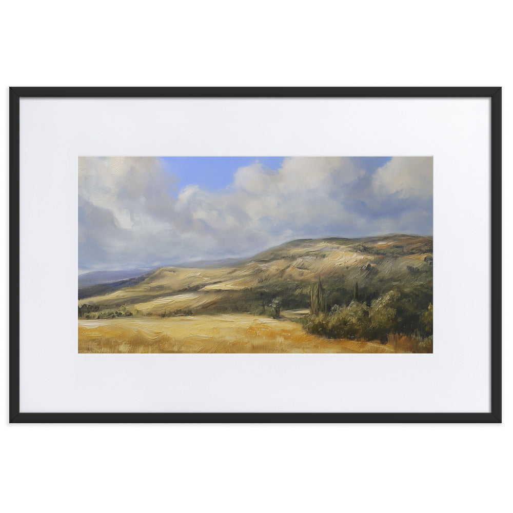 Untitled Landscape 2 matte Paper Framed Poster With Mat