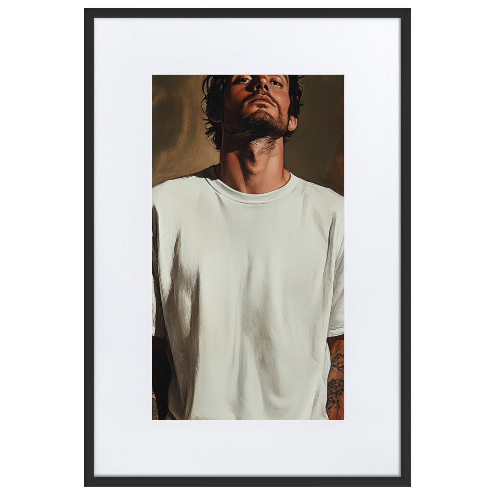 Alessandro Matte Paper Framed Poster With Mat