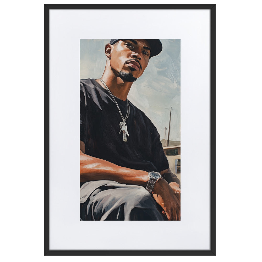 Carl Matte Paper Framed Poster With Mat