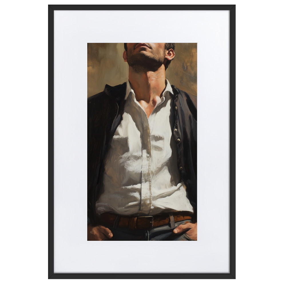 Sebastien Matte Paper Framed Poster With Mat