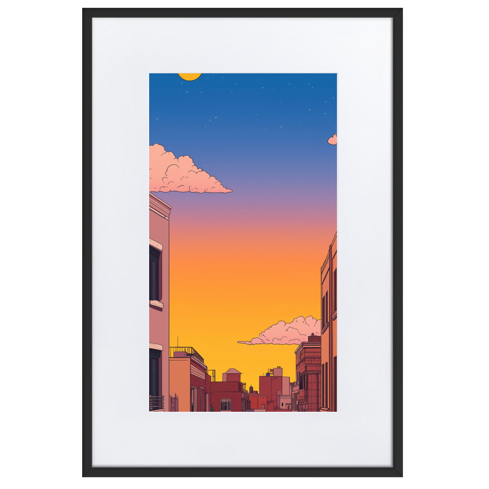 4 Matte Paper Framed Poster With Mat