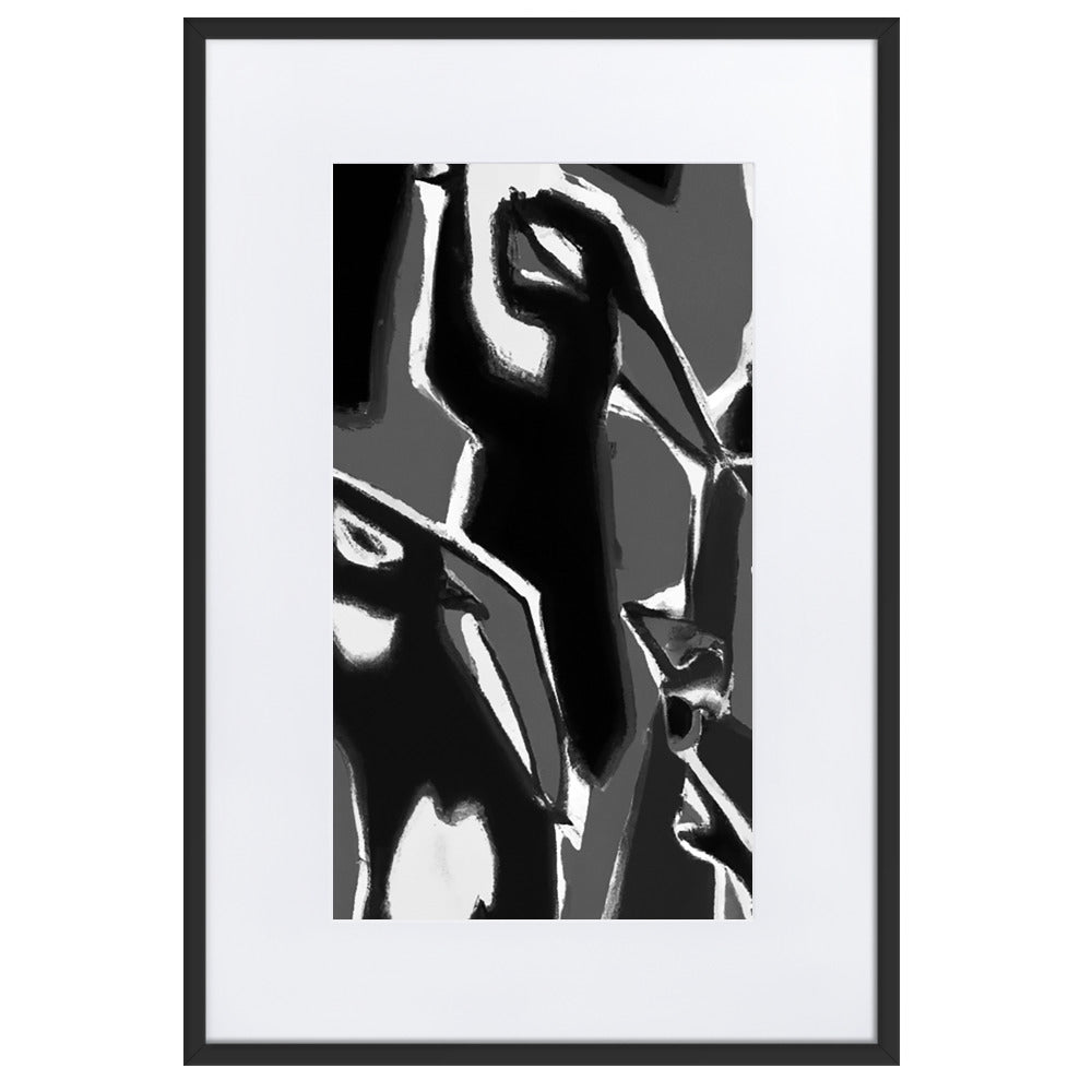 Night Howls Matte Paper Framed Poster With Mat