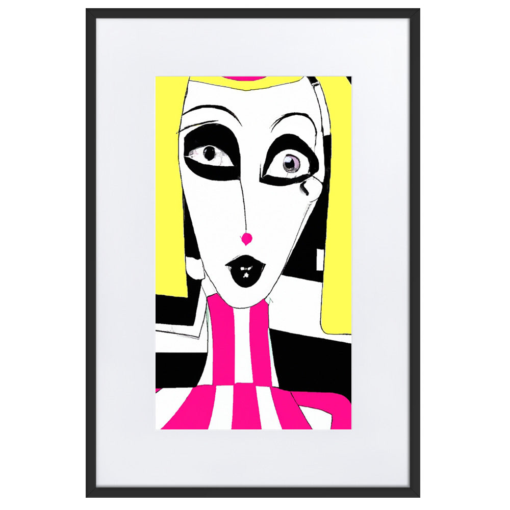 Weird Barbie Matte Paper Framed Poster With Mat