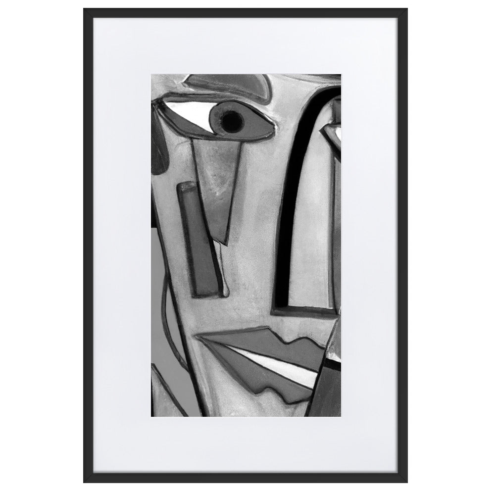 Jazzman Matte Paper Framed Poster With Mat