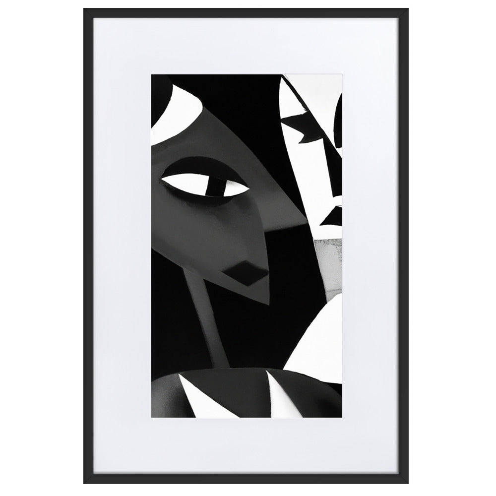 Audience Matte Paper Framed Poster With Mat