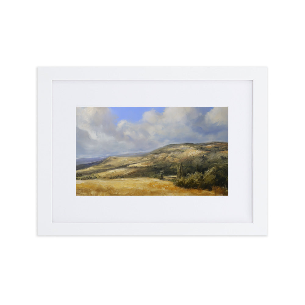 Untitled Landscape 2 matte Paper Framed Poster With Mat