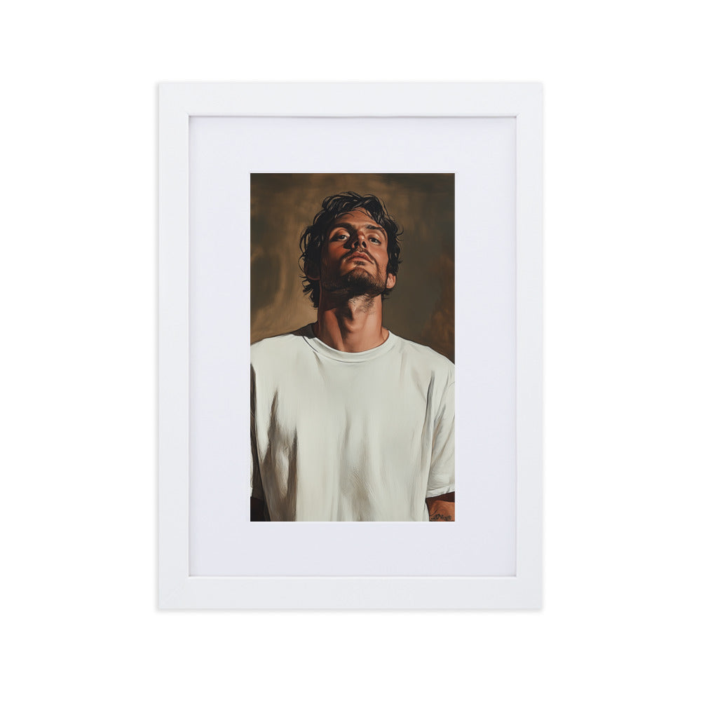 Alessandro Matte Paper Framed Poster With Mat