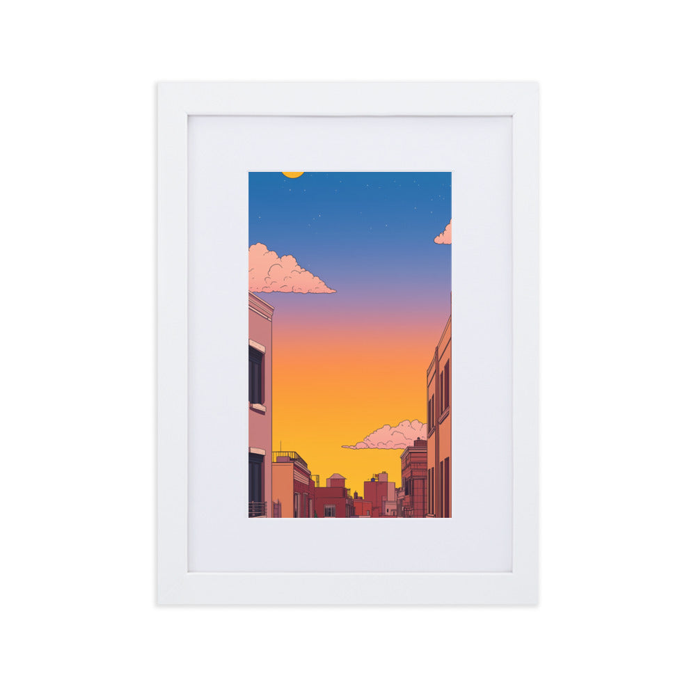 4 Matte Paper Framed Poster With Mat