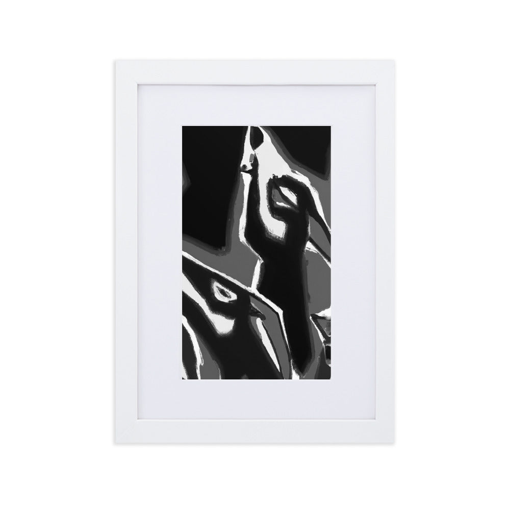 Night Howls Matte Paper Framed Poster With Mat