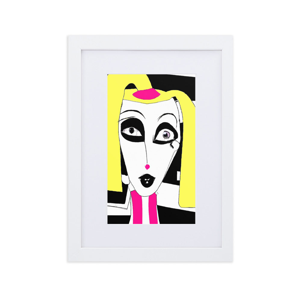 Weird Barbie Matte Paper Framed Poster With Mat