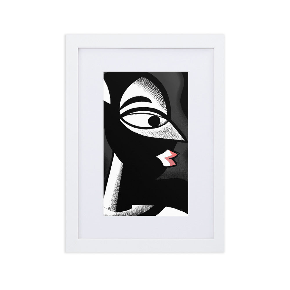 Mannequins Matte Paper Framed Poster With Mat