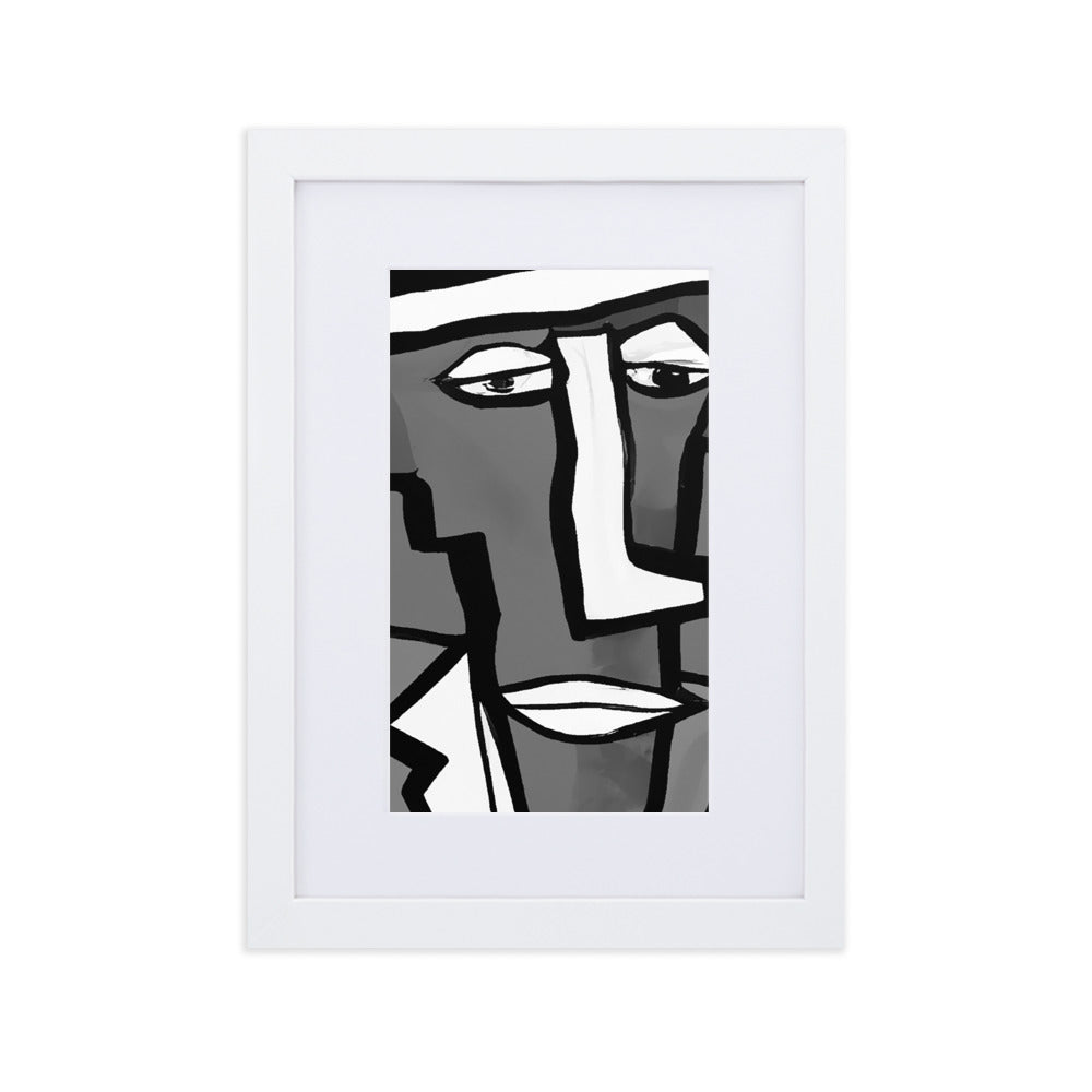 Jazz Matte Paper Framed Poster With Mat