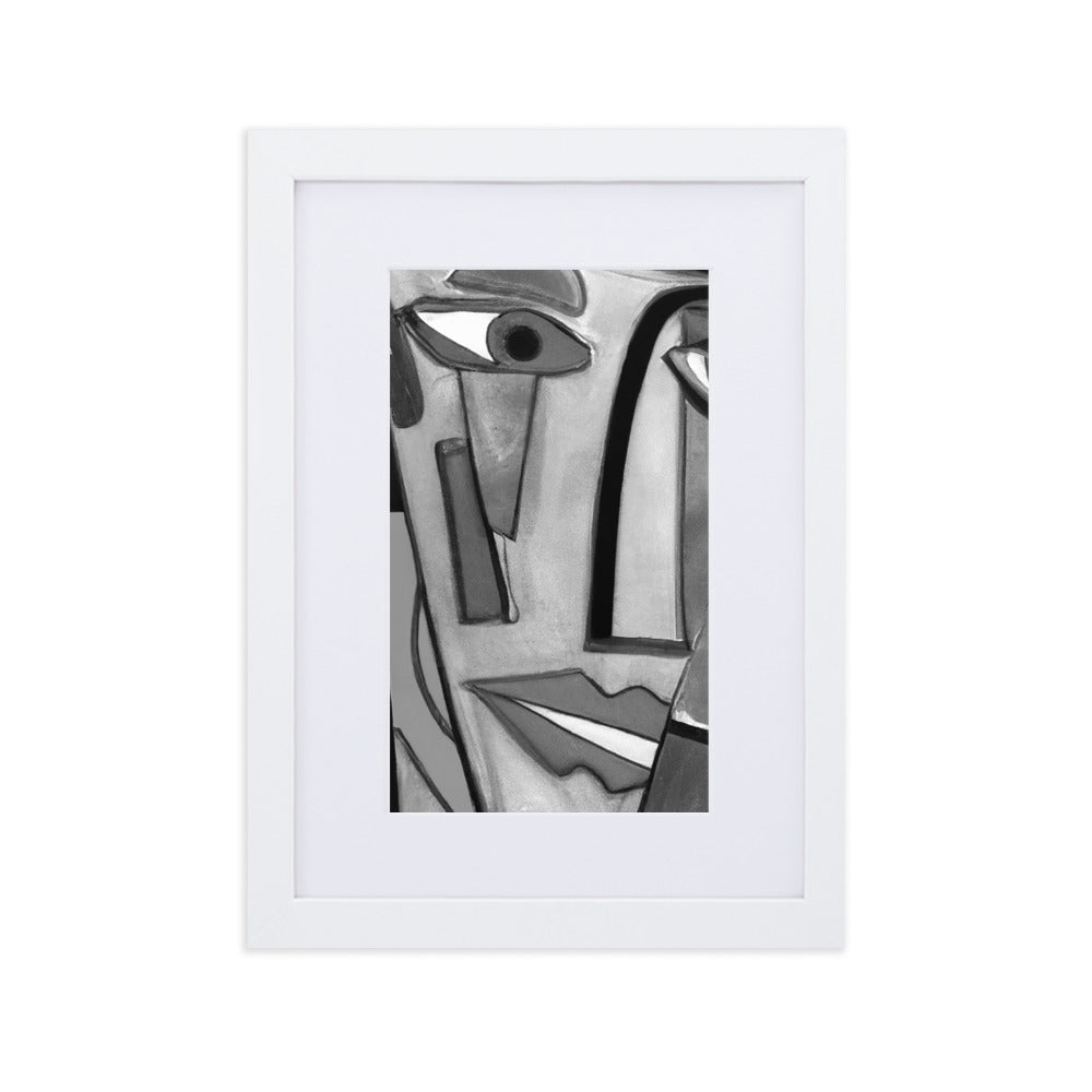 Jazzman Matte Paper Framed Poster With Mat