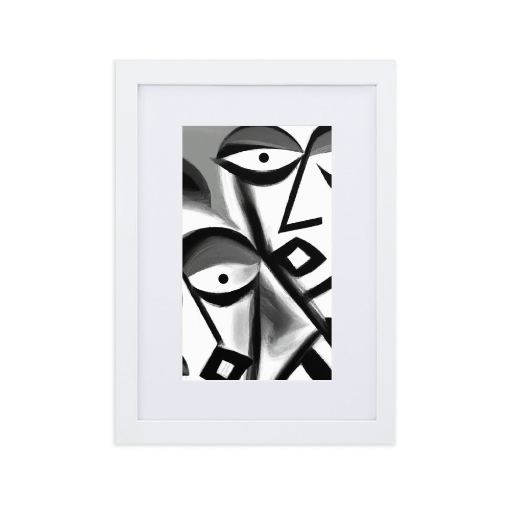 Models Matte Paper Framed Poster With Mat