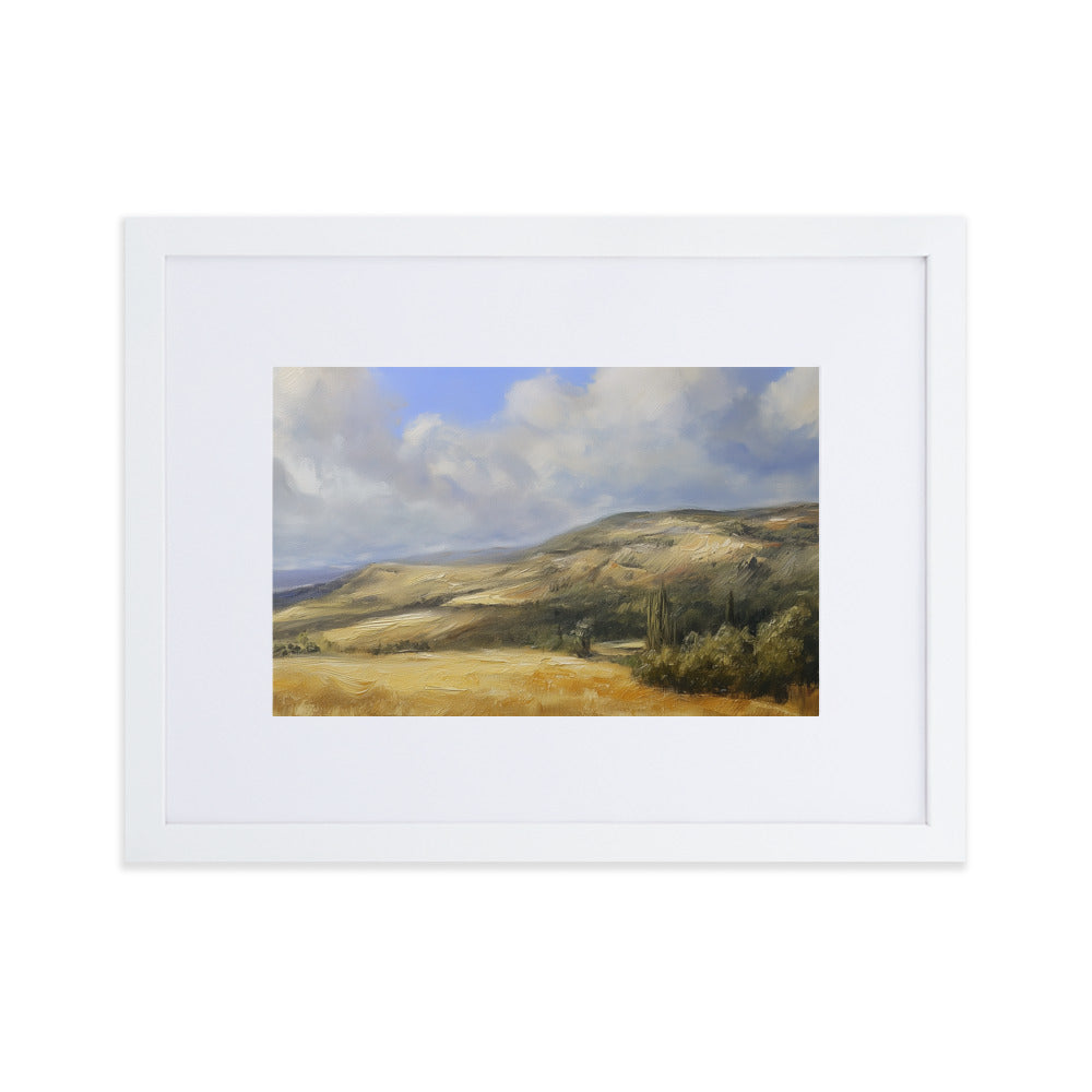 Untitled Landscape 2 matte Paper Framed Poster With Mat