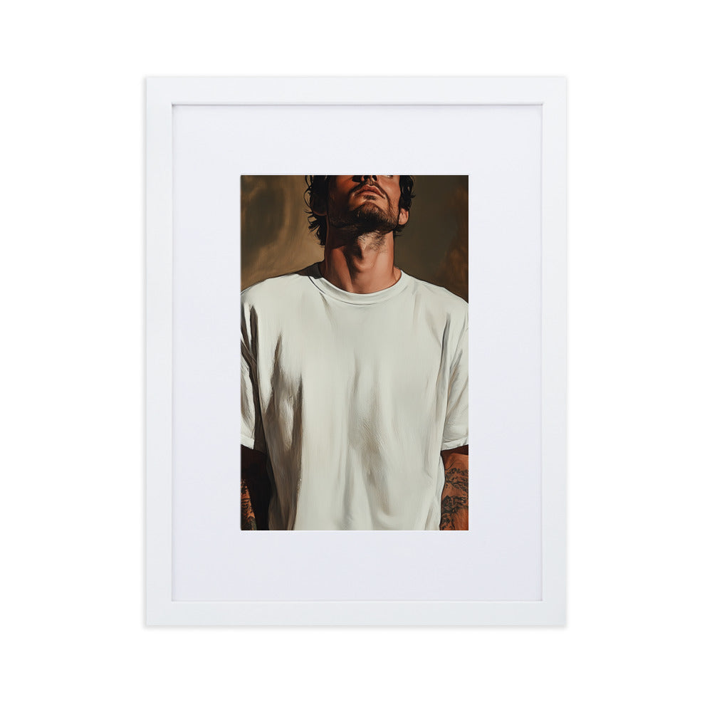 Alessandro Matte Paper Framed Poster With Mat