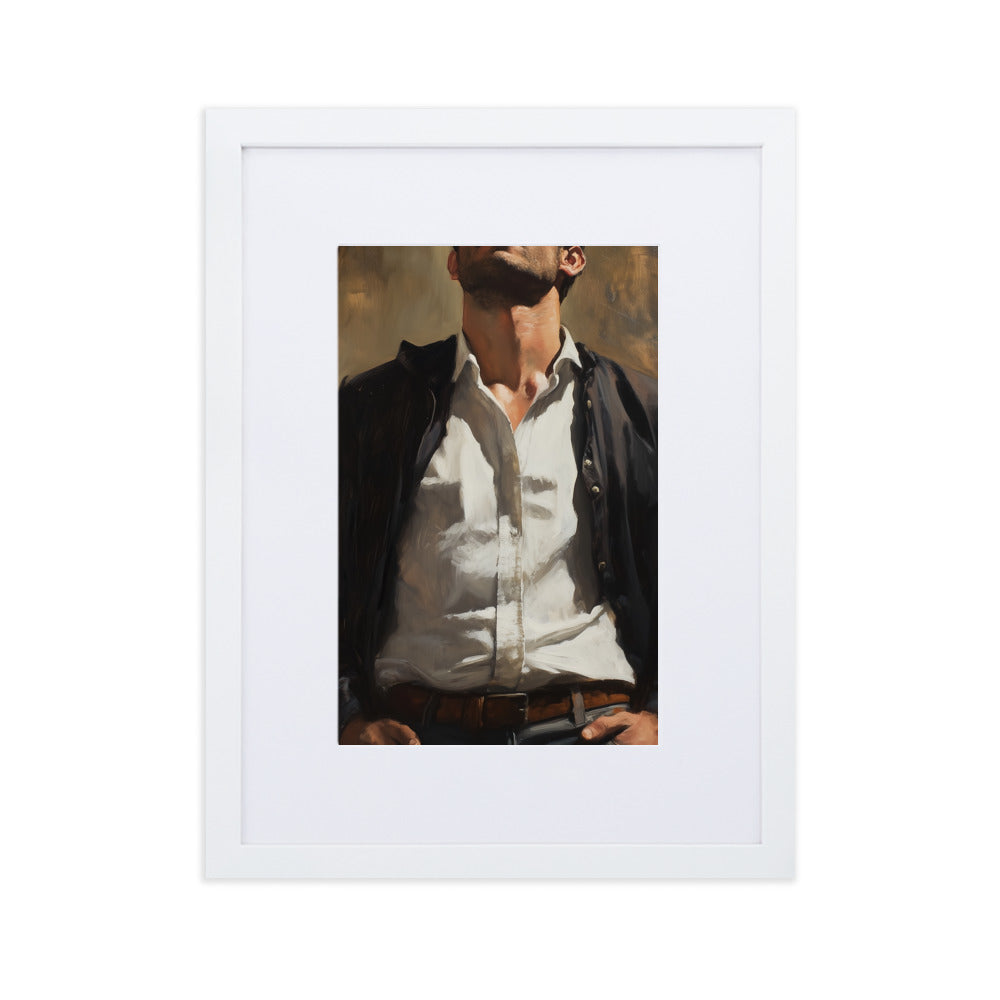 Sebastien Matte Paper Framed Poster With Mat