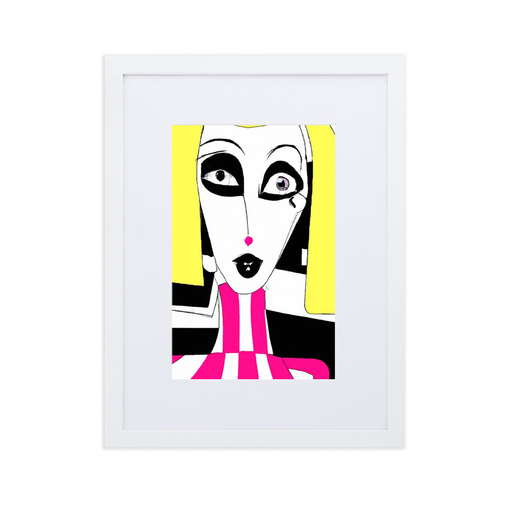 Weird Barbie Matte Paper Framed Poster With Mat