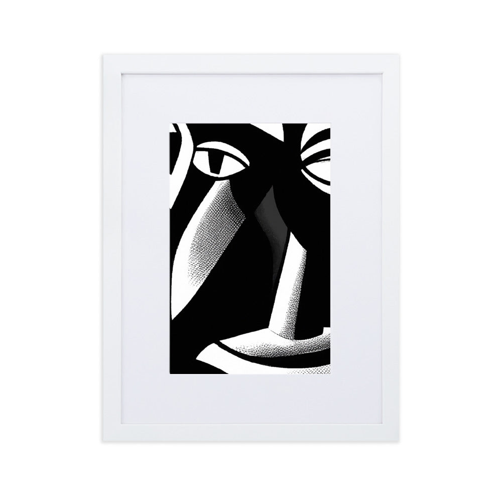 Mannequins Matte Paper Framed Poster With Mat