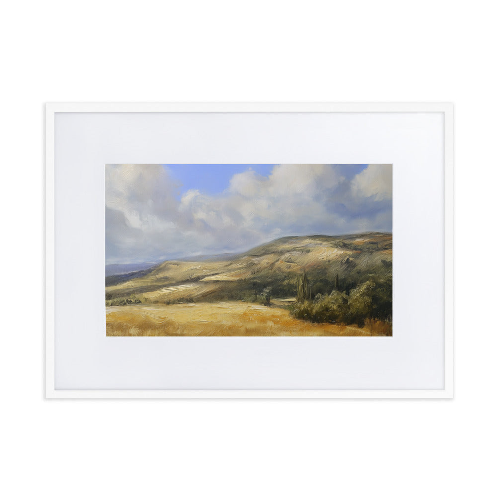 Untitled Landscape 2 matte Paper Framed Poster With Mat