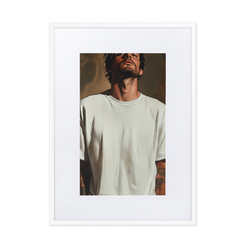 Alessandro Matte Paper Framed Poster With Mat