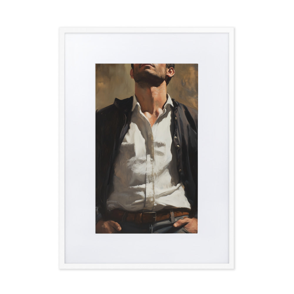 Sebastien Matte Paper Framed Poster With Mat