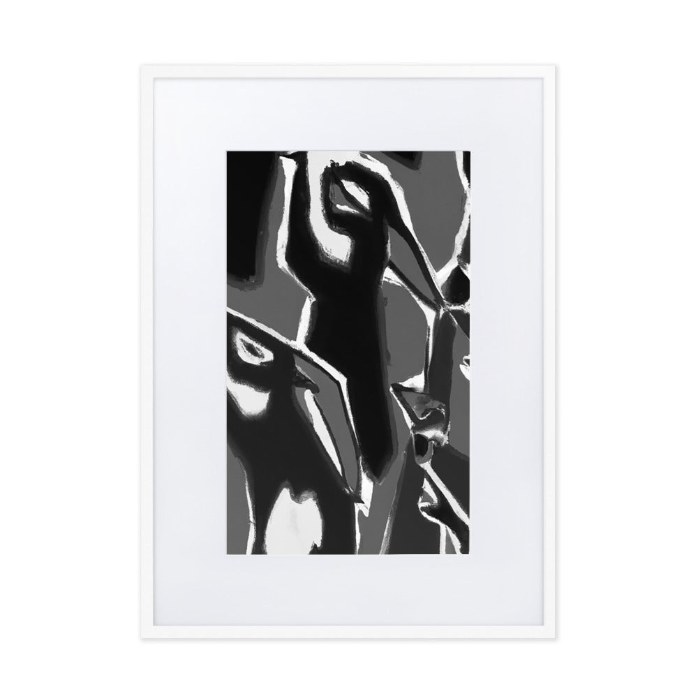 Night Howls Matte Paper Framed Poster With Mat