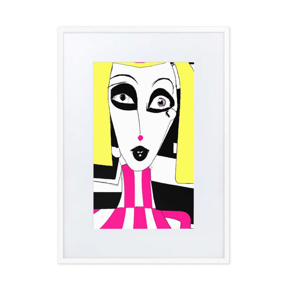 Weird Barbie Matte Paper Framed Poster With Mat