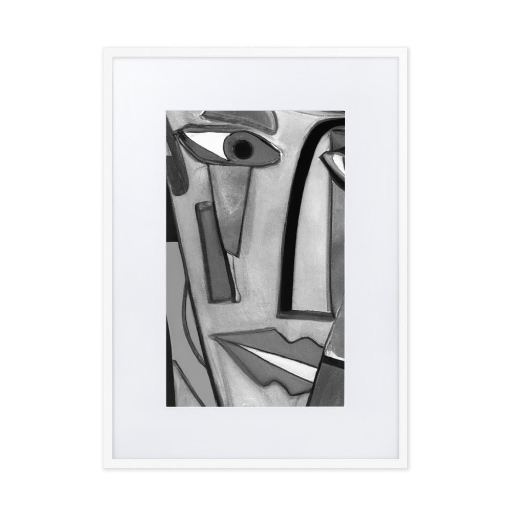 Jazzman Matte Paper Framed Poster With Mat