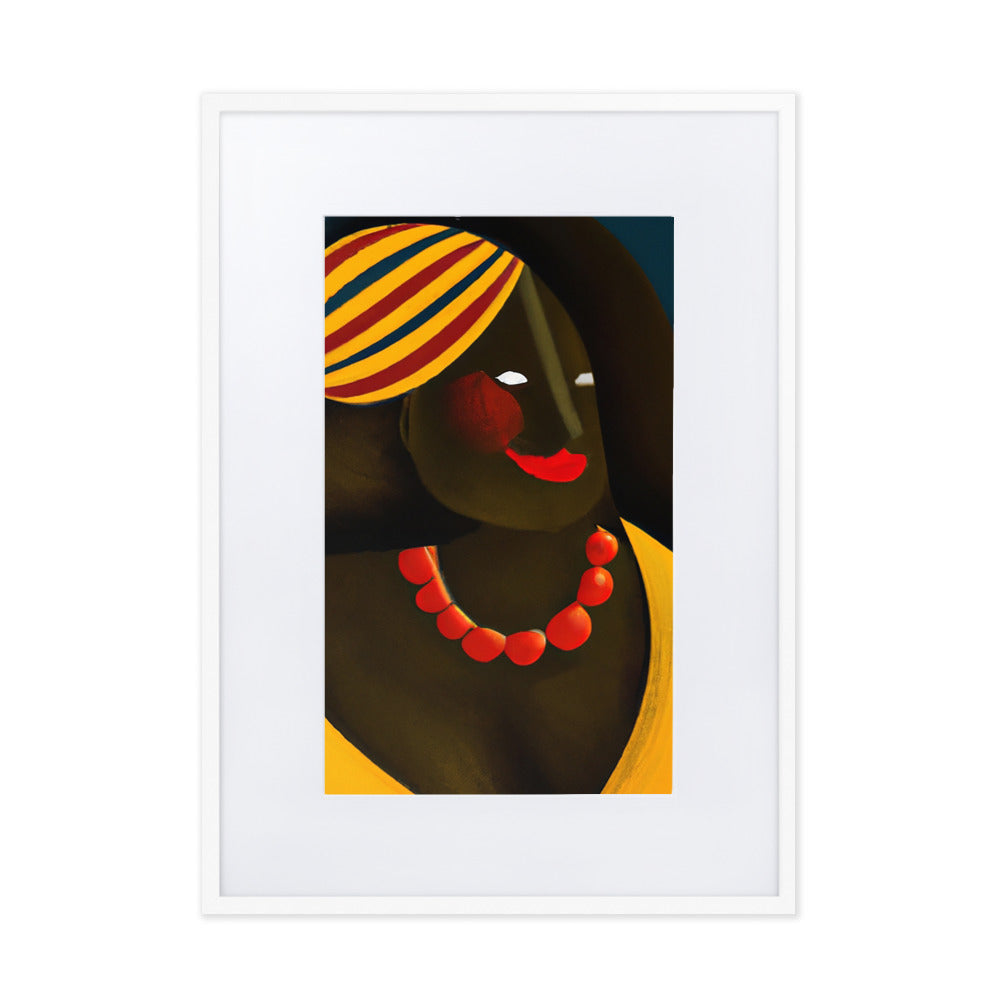 Colombiana Matte Paper Framed Poster With Mat