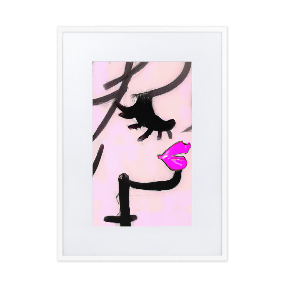 Barbie Matte Paper Framed Poster With Mat 50x70cm