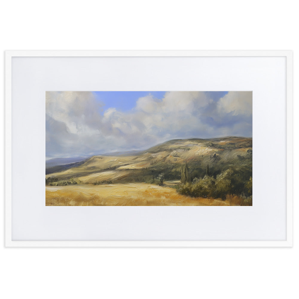 Untitled Landscape 2 matte Paper Framed Poster With Mat