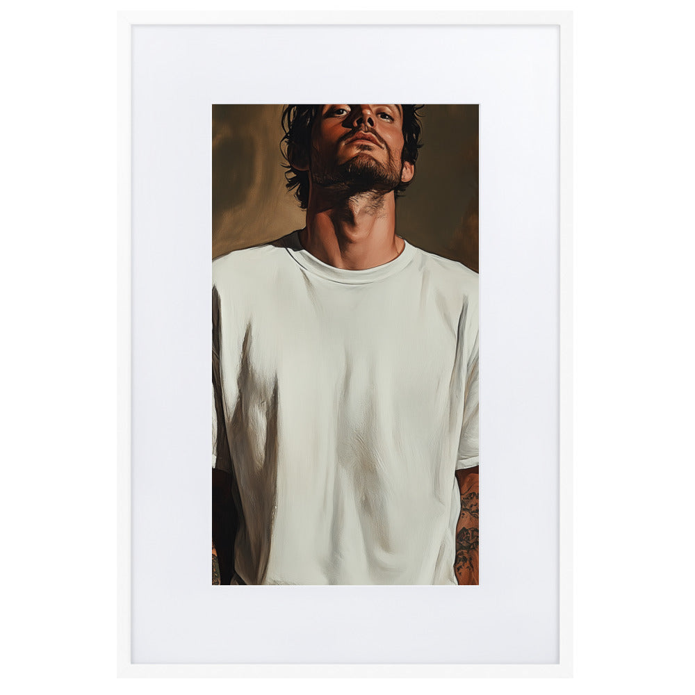 Alessandro Matte Paper Framed Poster With Mat