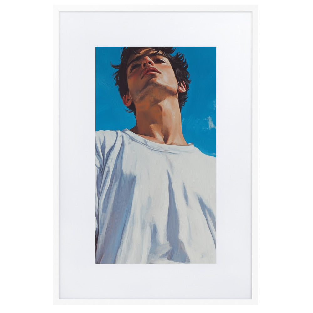 Luca Matte Paper Framed Poster With Mat