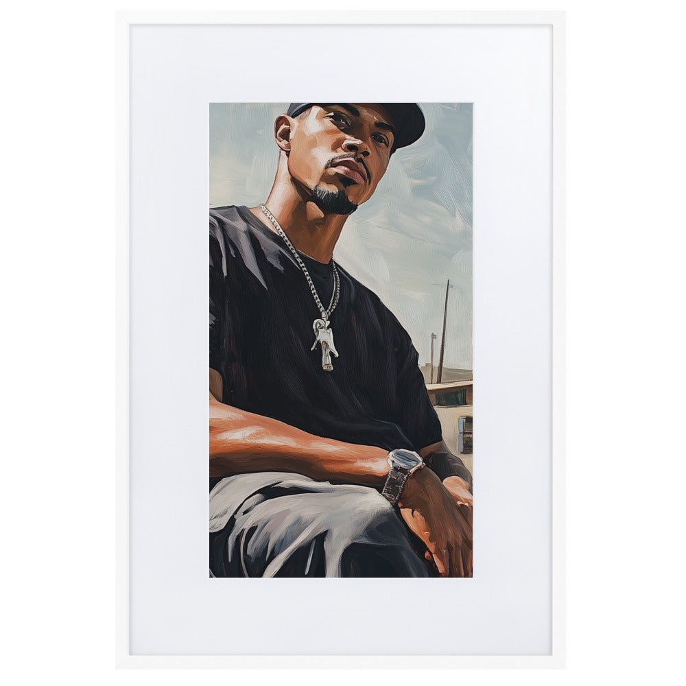 Carl Matte Paper Framed Poster With Mat