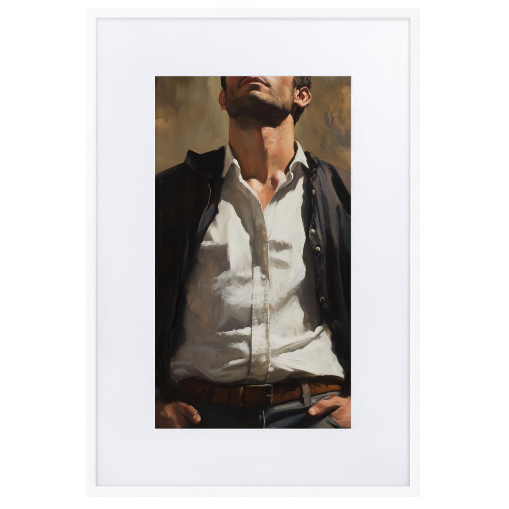 Sebastien Matte Paper Framed Poster With Mat